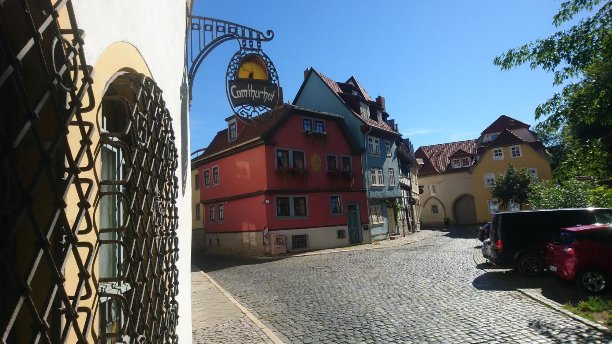 Haus Zum Kleinen Helm Lejlighed Erfurt Eksteriør billede
